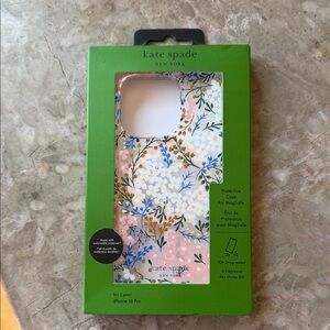 kate spade Floral MagSafe iPhone 15 Pro Case - Pink, White, Blue, Green